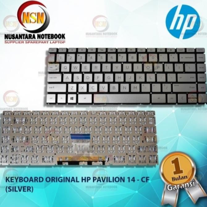 BEBAS ONGKIR - Keyboard HP pavilion 14-CF 14s-CF 14s-DK