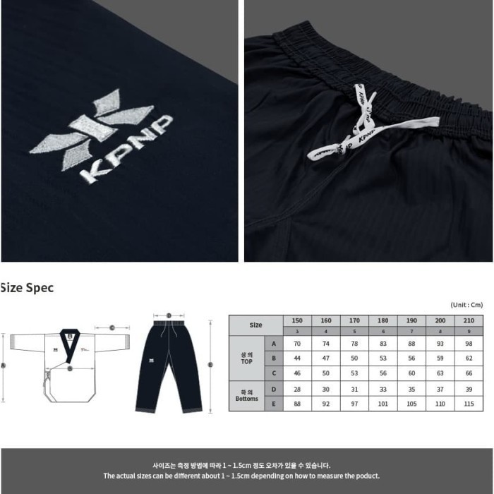 Terbatas.. Kpnp Taekwondo Uniform / Baju Taekwondo Kpnp - Poomsae Male - Senior