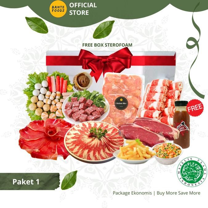 

[HAMPERS] Paket Grill Beef Slice Chicken Slice Steamboat Tomyam Parcel Hampers Spesial