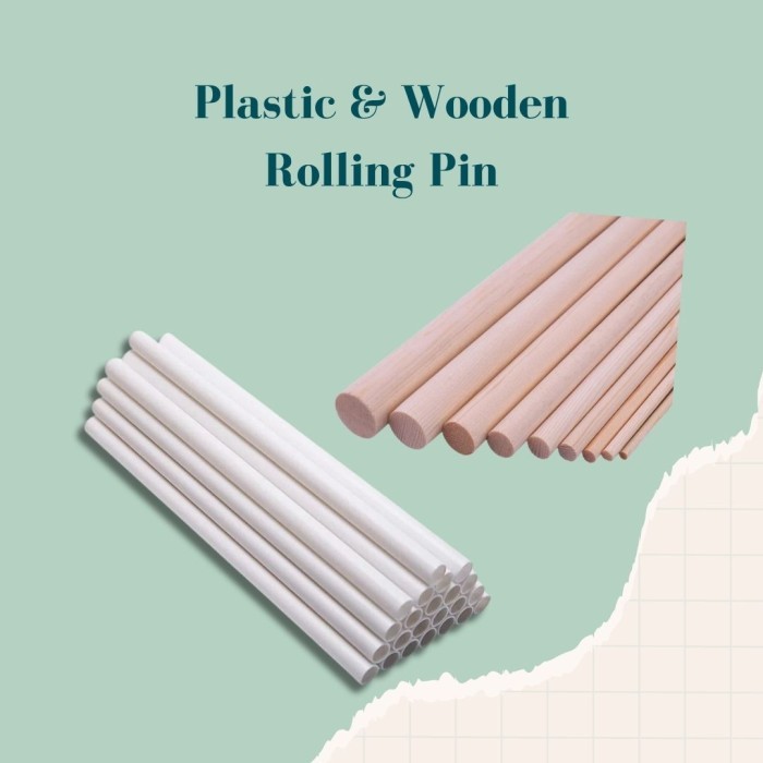 

READY STOCK WOODEN AND PLASTIC DOWEL - ALAT PENGGILING PENOPANG ADONAN ISI 10