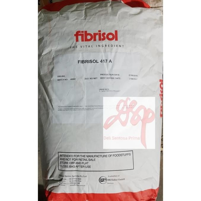 

New Pengenyal Bakso Fibrisol 417A Food Grade Ex. Australia Zak Gojek