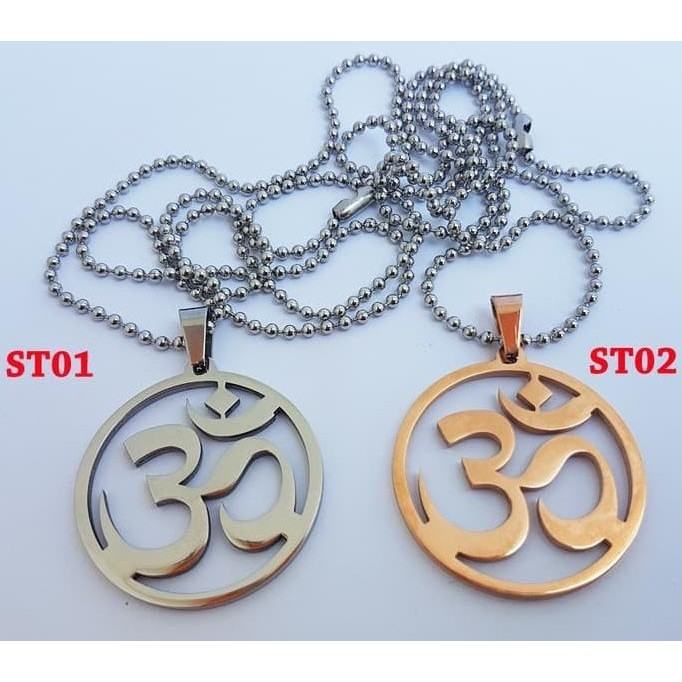 Liontin Kalung Om Mani Padme Hum - Laser Technology (ST01 & ST02)