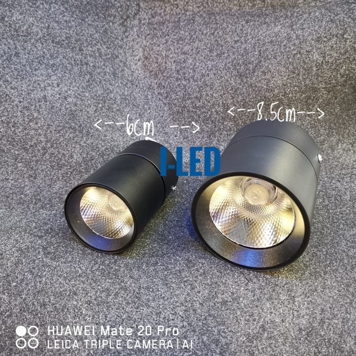 Downlight Outbow Led 9076 10watt Adjustable Spotlight Outbow Tempel BK