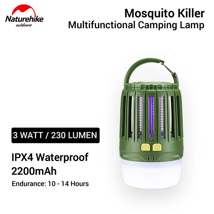 LAMPU TENDA MULTIFUNGSI ANTI NYAMUK LENTERA NATUREHIKE NH20ZM003