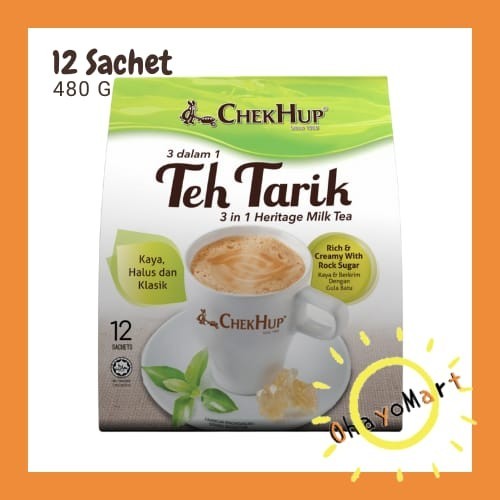 

Chek Hup Teh Tarik 3In1 Malaysia Tea/ Instant Teh Tarik 15S 600G