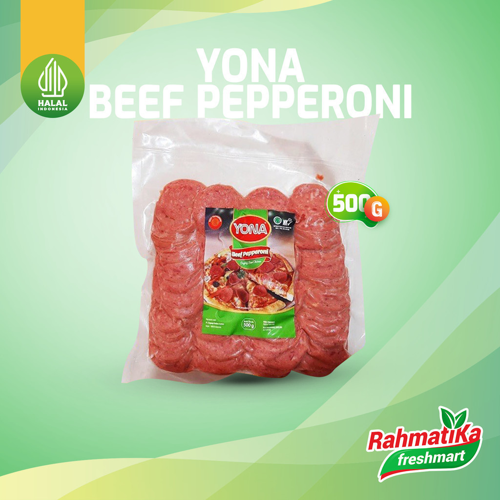 

Yona Beef Pepperoni / Daging Sapi Olahan 500gr