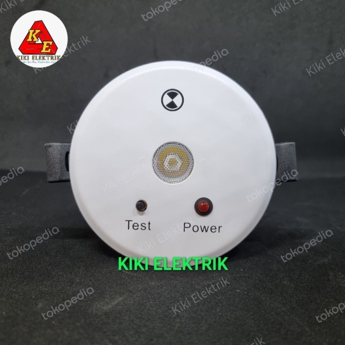 Downlight Emergency 3 watt / Emergency LED Celing Light ( BAHAN BESI )