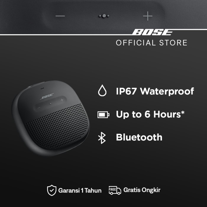 Bose Soundlink Micro Portable Wireless Bluetooth Speaker - Black