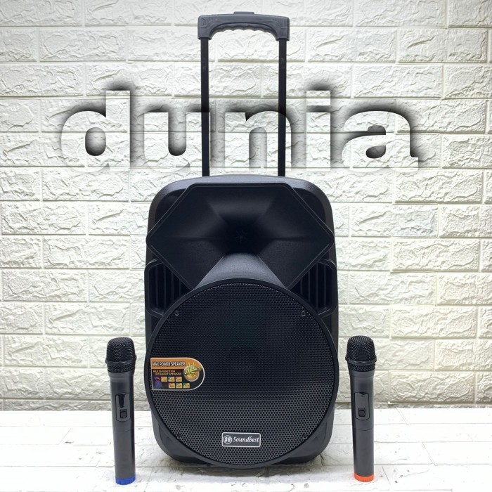 Speaker Portable Wireless Meeting Ashley Rq12 Original 12 Inch Bluetoo