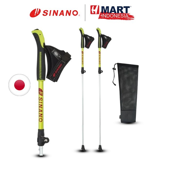 

Sinano Nordic Walking Portable - Tongkat Jalan Lipat Olahraga Sehat Gerak Otot Seluruh Badan Made In