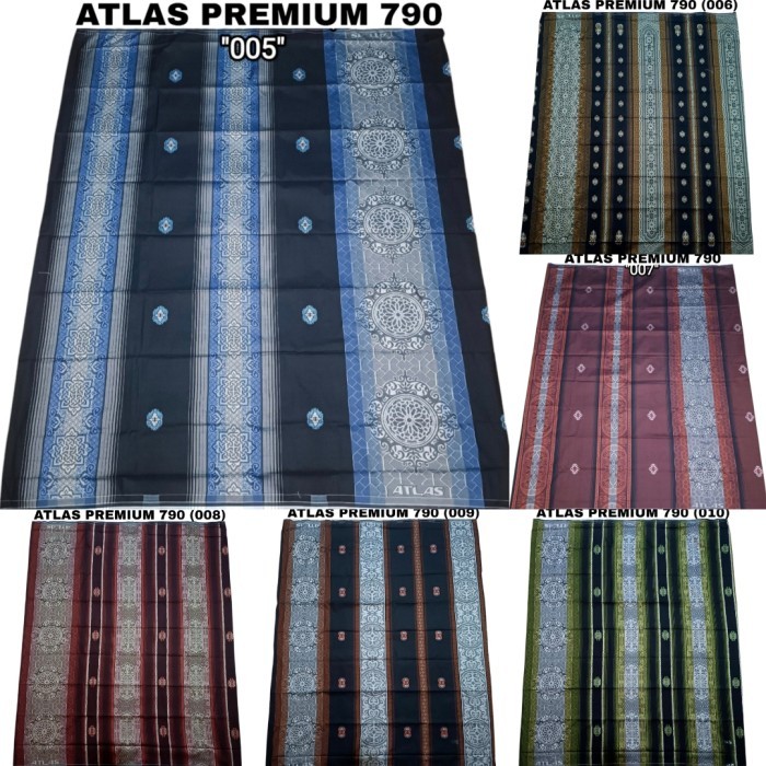 Sarung Atlas Premium 790 - Sarung Atlas Premium Jacquard 790 Songket Original