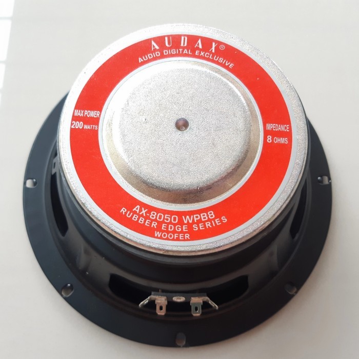 Original Audax 8050 Speaker 8 Inch Woofer Audax Ax 8050 Wpb8 200Watt