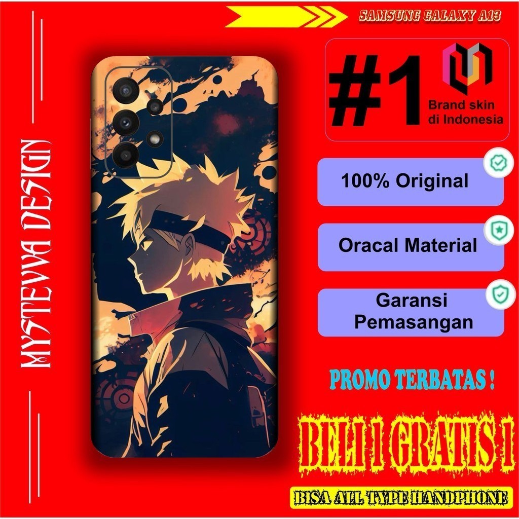 

Terlaris Samsung Galaxy A13 Garskin Stiker Custom Case Laminasi Tebal COD