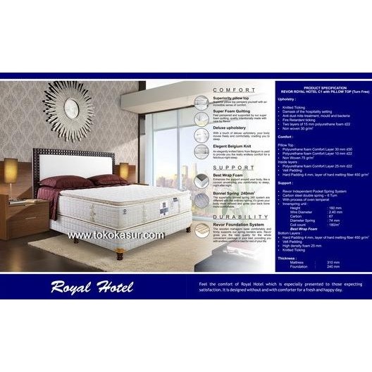 Promo SPRINGBED REVOR ROYAL HOTEL 160X200 KASUR ONLY COD