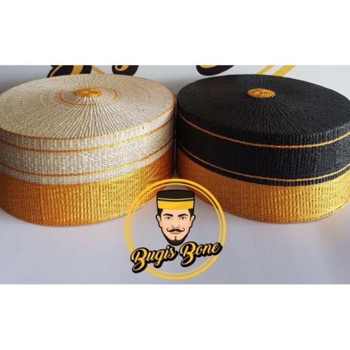 200san Songkok Bugis, songkok recca , pamiring, to bone asli KALAU
