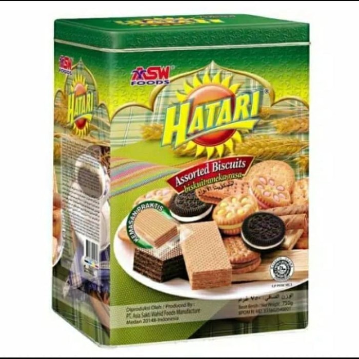 

New! hatari biskuit kaleng 750gr Assorted Lebaran Idul Fitri
