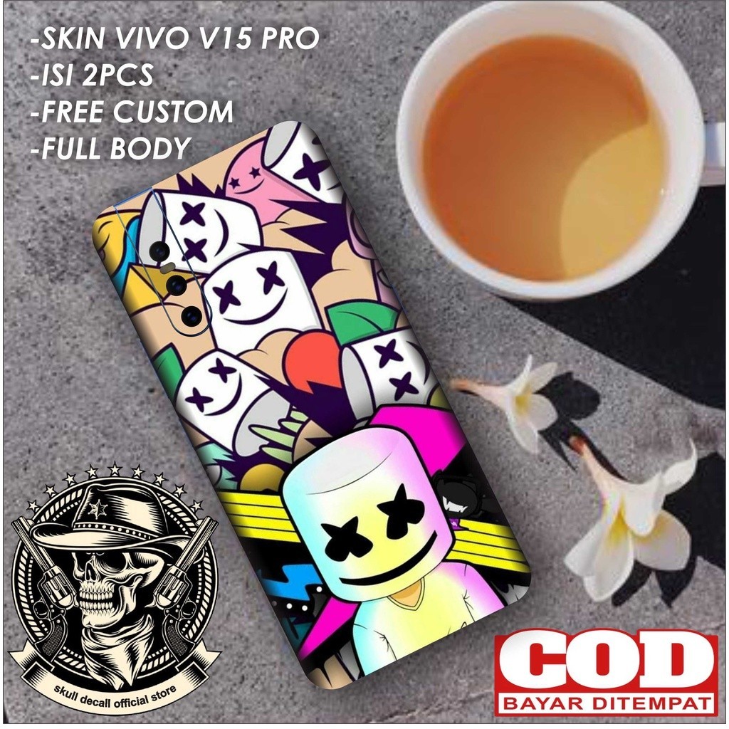 

Terlaris Vivo V15 Pro Garskin Stiker Custom Case Laminasi Tebal COD