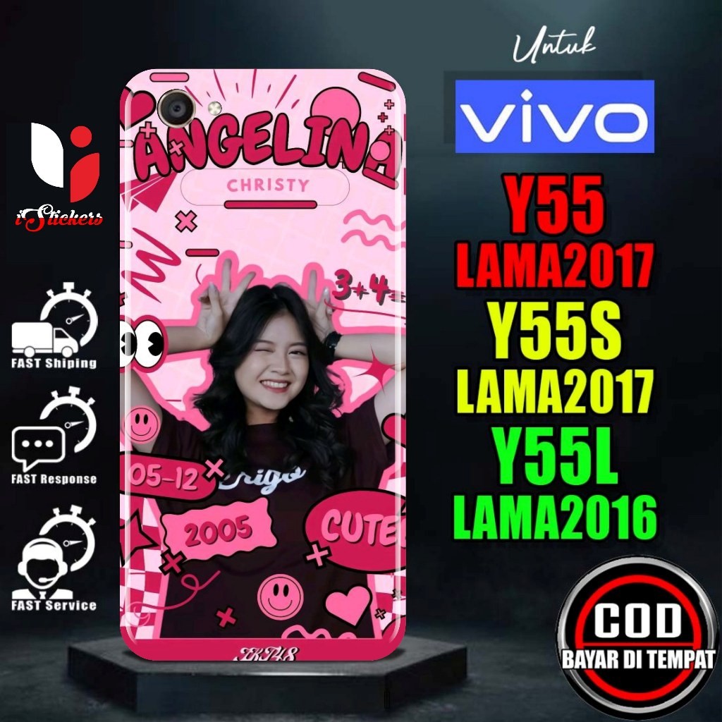 

Terlaris Vivo Y55 Garskin Stiker Custom Case Laminasi Tebal COD