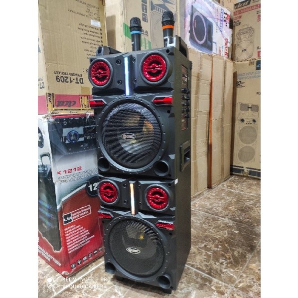 speaker gmc 897x new 2 mic wireless