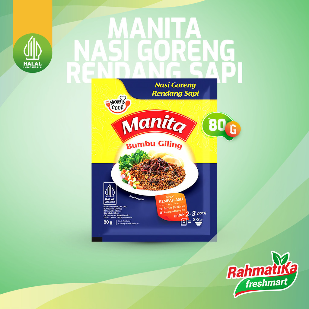 

Manita Nasi Goreng Rendang Sapi / Bumbu Instan 80g