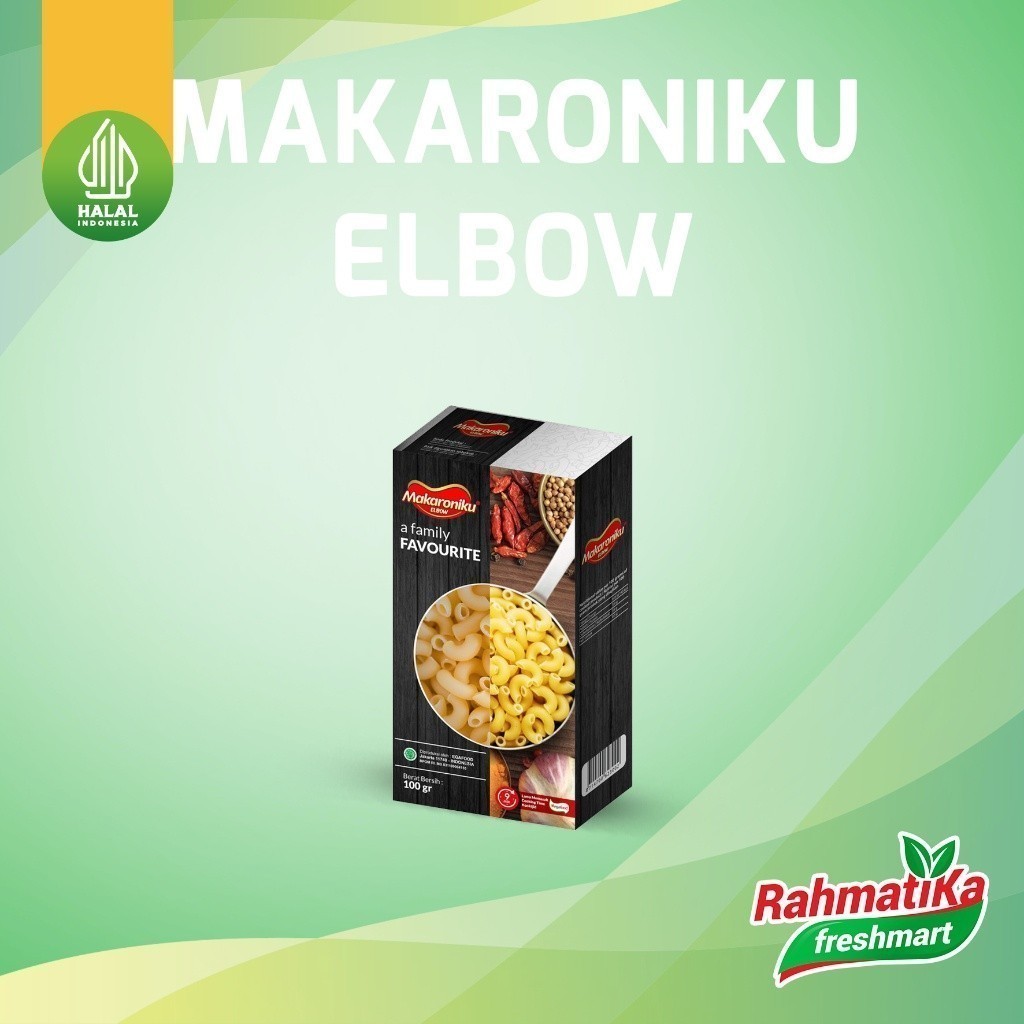 

Makaroniku Egafood Makaroni Elbow 100 gr