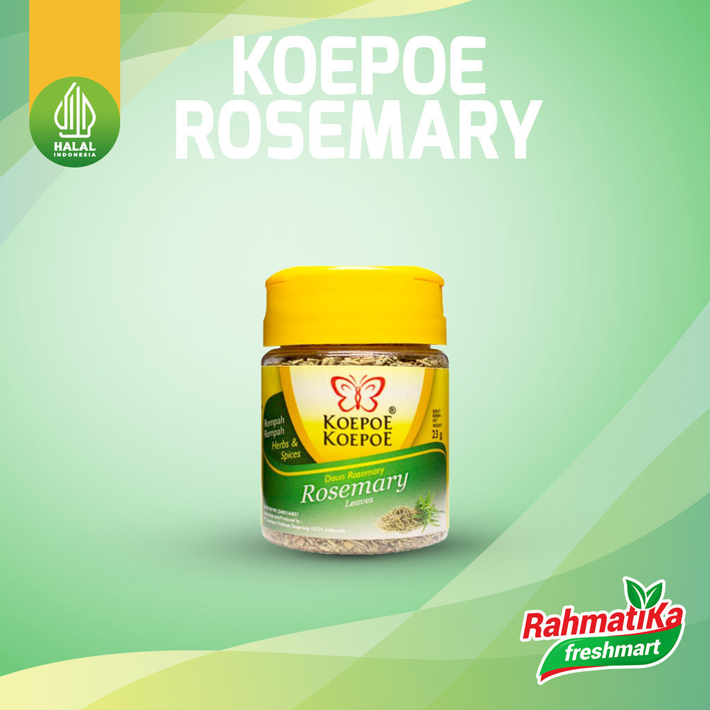 

Koepoe Koepoe Daun Rosemary Leaves 23 gr (Bumbu Dapur)