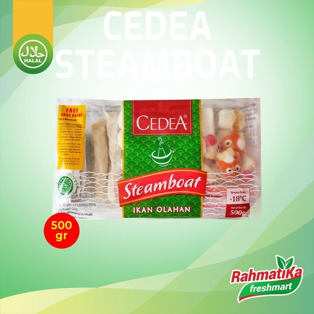 

Cedea Steamboat / Cedea Ikan Olahan 500 gram (Frozen Food)