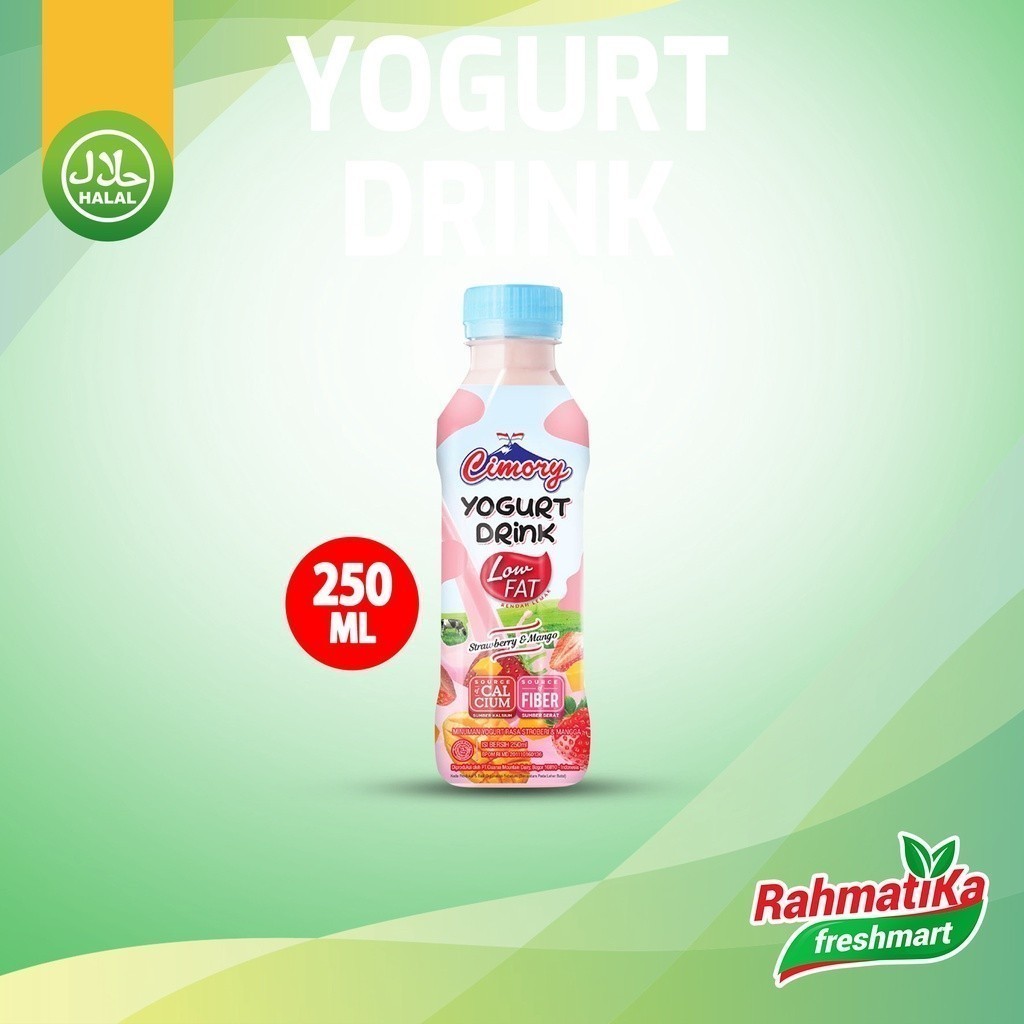 

Cimory Yougurt Drink Low Fat Strawberry and Mango 250 ml