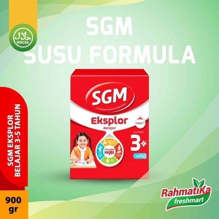 

SGM Eksplor 3 Plus Susu Pertumbuhan 3-5 Thn Vanila 900g