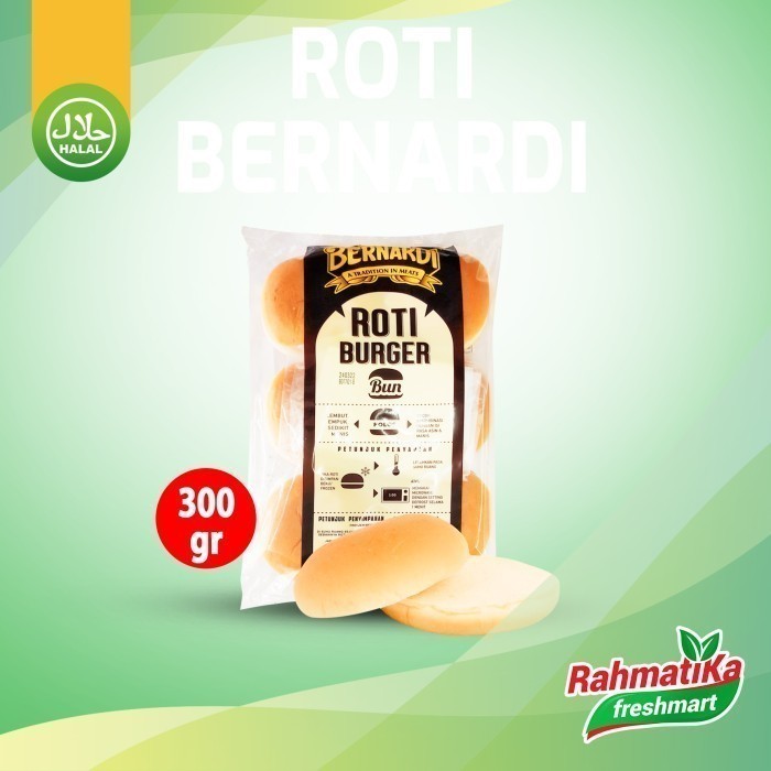 

Roti Burger Polos Bernardi 300 gram