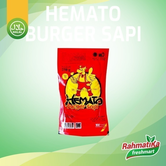 

Hemato Burger Sapi 250 gr (Frozen Food)