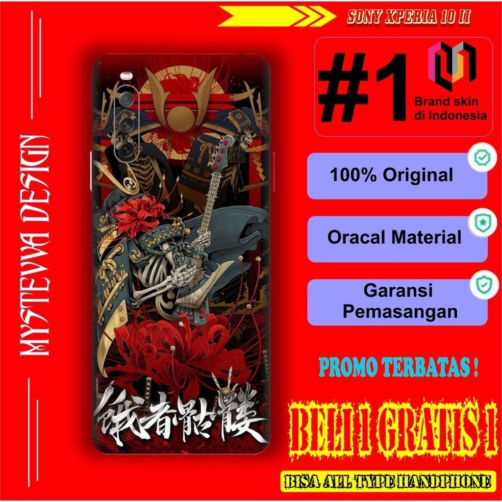 

Terlaris Xperia 10 Ii Garskin Stiker Custom Case Laminasi Tebal COD