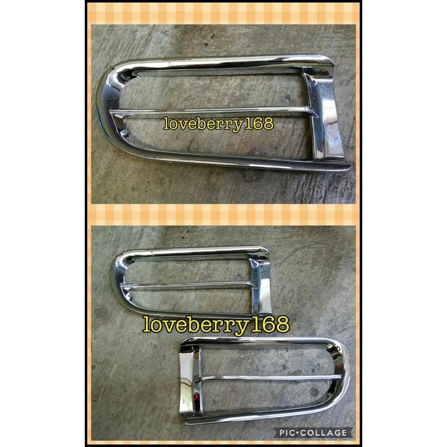 Cover Fog Lamp Atau Garnish Fog Lamp Chrome Kijang Kapsul Th 2000-2002