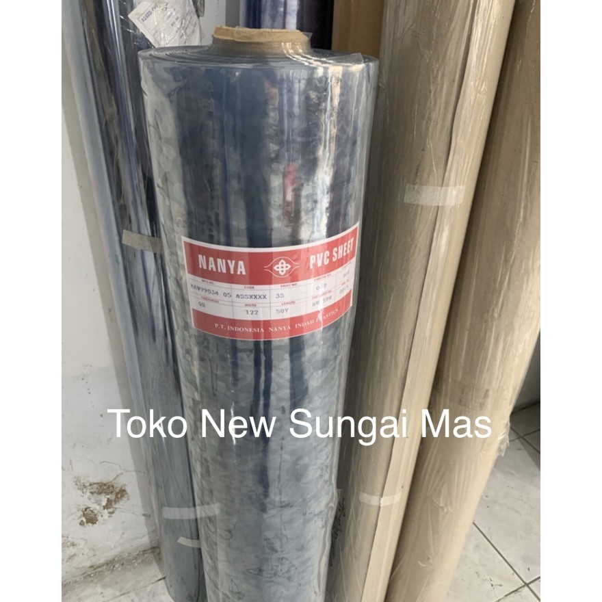 TERBARU PLASTIK MIKA METERAN 0.2MM (LEBAR: 1.37M)