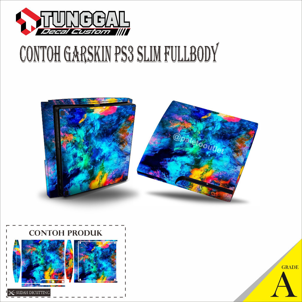 

Terlaris Stiker Ps3 Slim Gamers Kualitas A Garskin Custom Case Laminasi Tebal COD