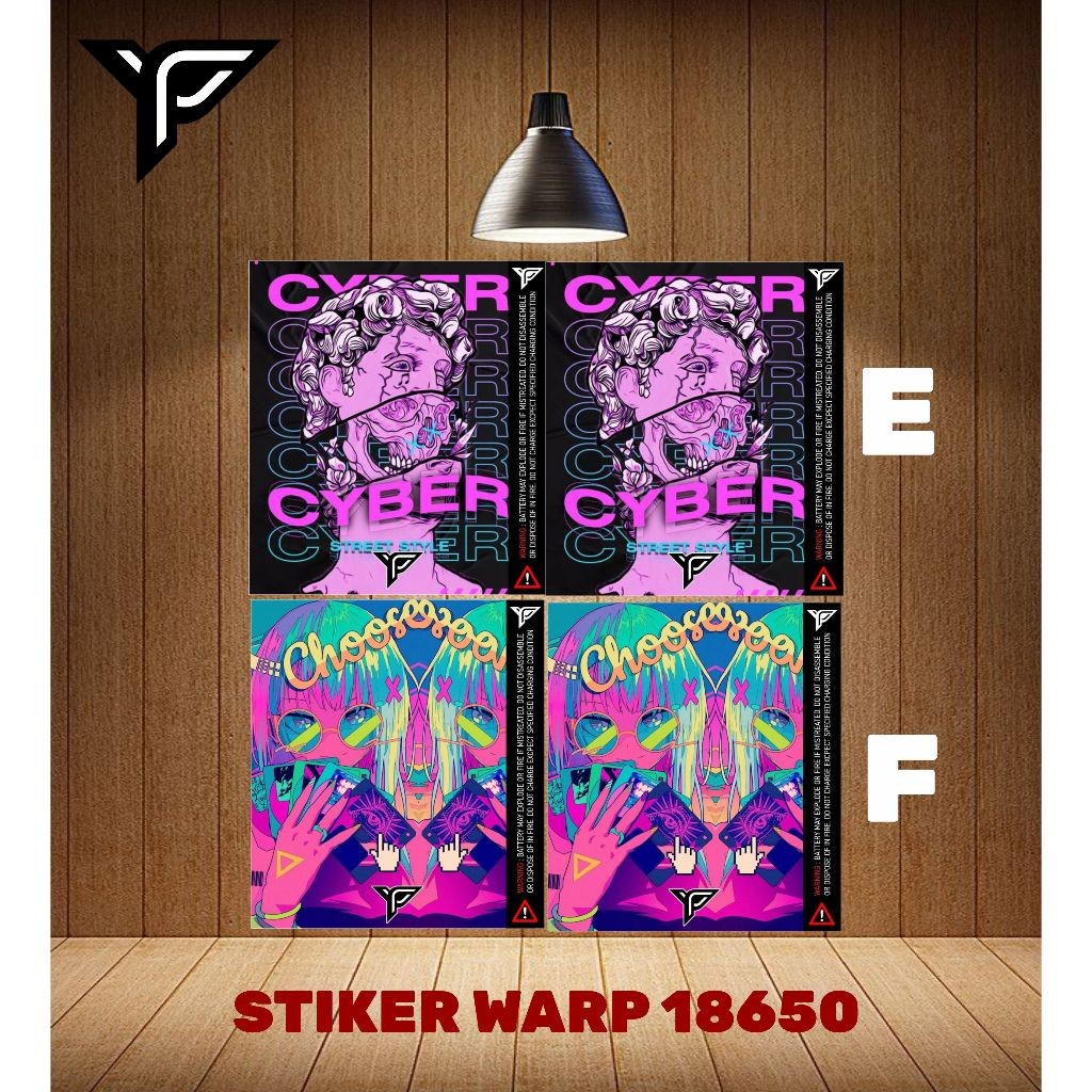 

Terlaris Fndr Stiker Warp 18650 Garskin Custom Case Laminasi Tebal COD