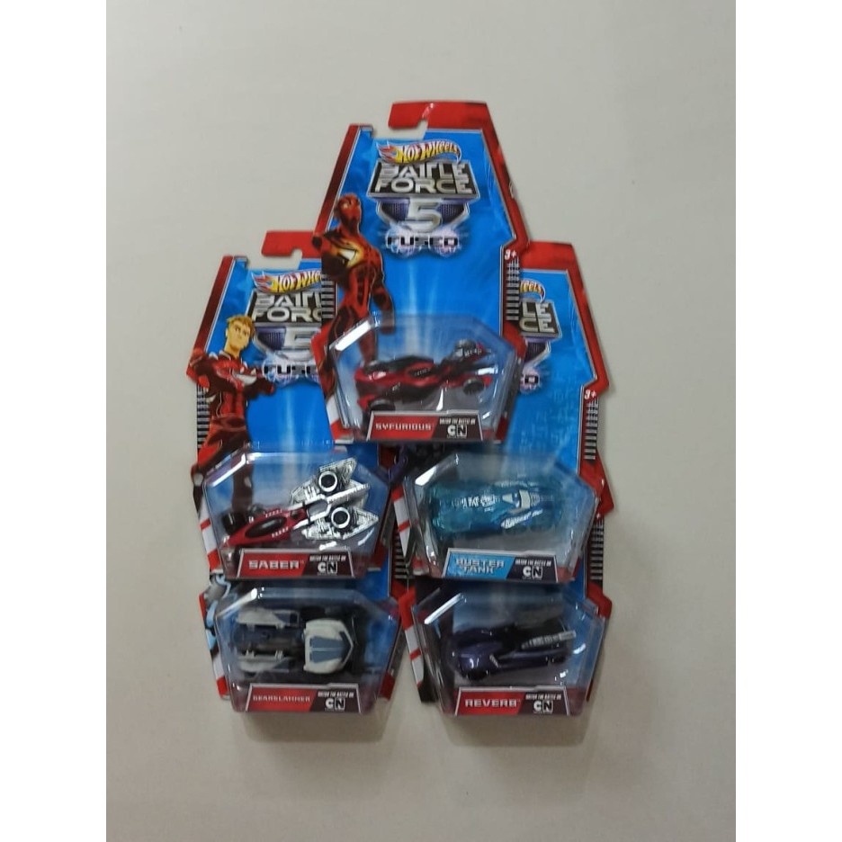 HOTWHEELS HOT WHEELS BATTLE FORCE 5 FUSED