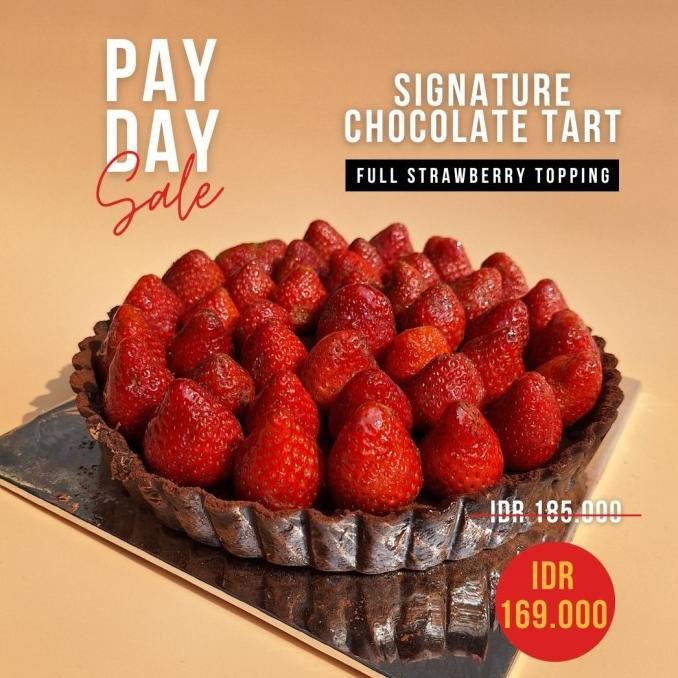 

Signature Chocolate Tart / Chocolate Pie / Hampers / Kue Ulang tahun DEL