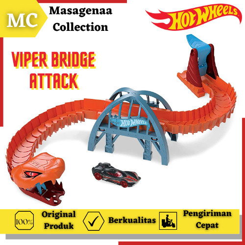 LINTASAN TREK HOT WHEELS HOTWHEELS HOTWHEEL TRACK VIPER ULAR ORIGINAL