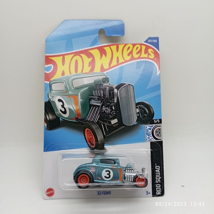 HOTWHEELS TH$ 32 FORD GULF SUPER TREASURE HUNT STH 2022 MINT CONDITION