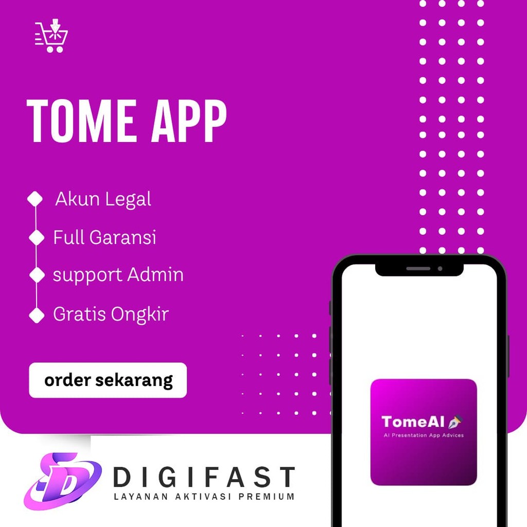 Tome.app Ai Premium 1 Tahun Bergaransi - Presentation Slides
