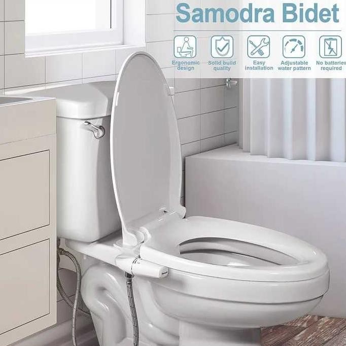 Samodra Semprotan Closet Duduk Shower Bidet 2 Hole 2 Mode Right Hand