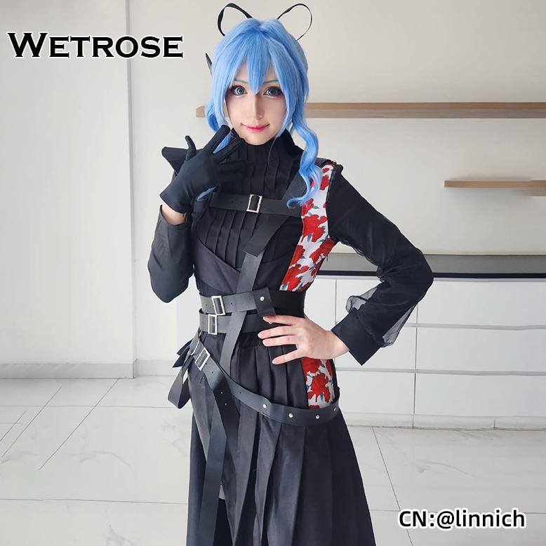 Wetrose Hololive JP Vtuber Hoshimachi Suisei 5th Year Anniversary Concert Cosplay Costume Kostum Wan