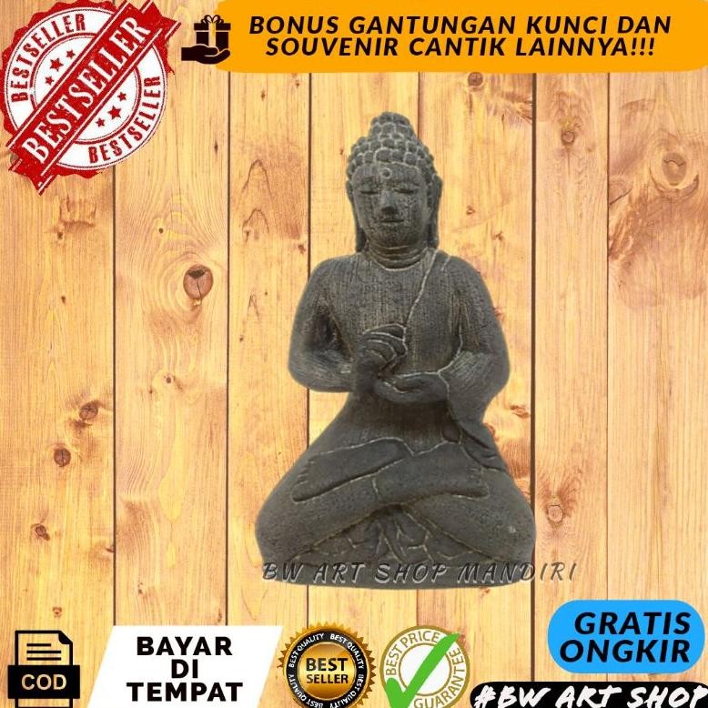 TERLARIS (BISA COD) MINIATUR PATUNG BUDHA BATU | HIASAN AKUARIUM | MINIATUR PATUNG BATU | HIASAN AQU