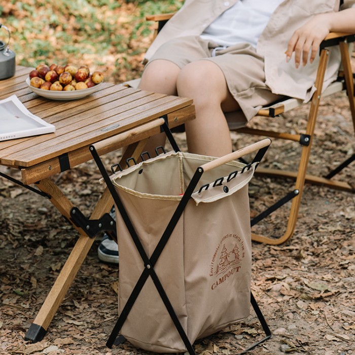 Rak Kantong Tempat Sampah Multifungsi Outdoor Camping