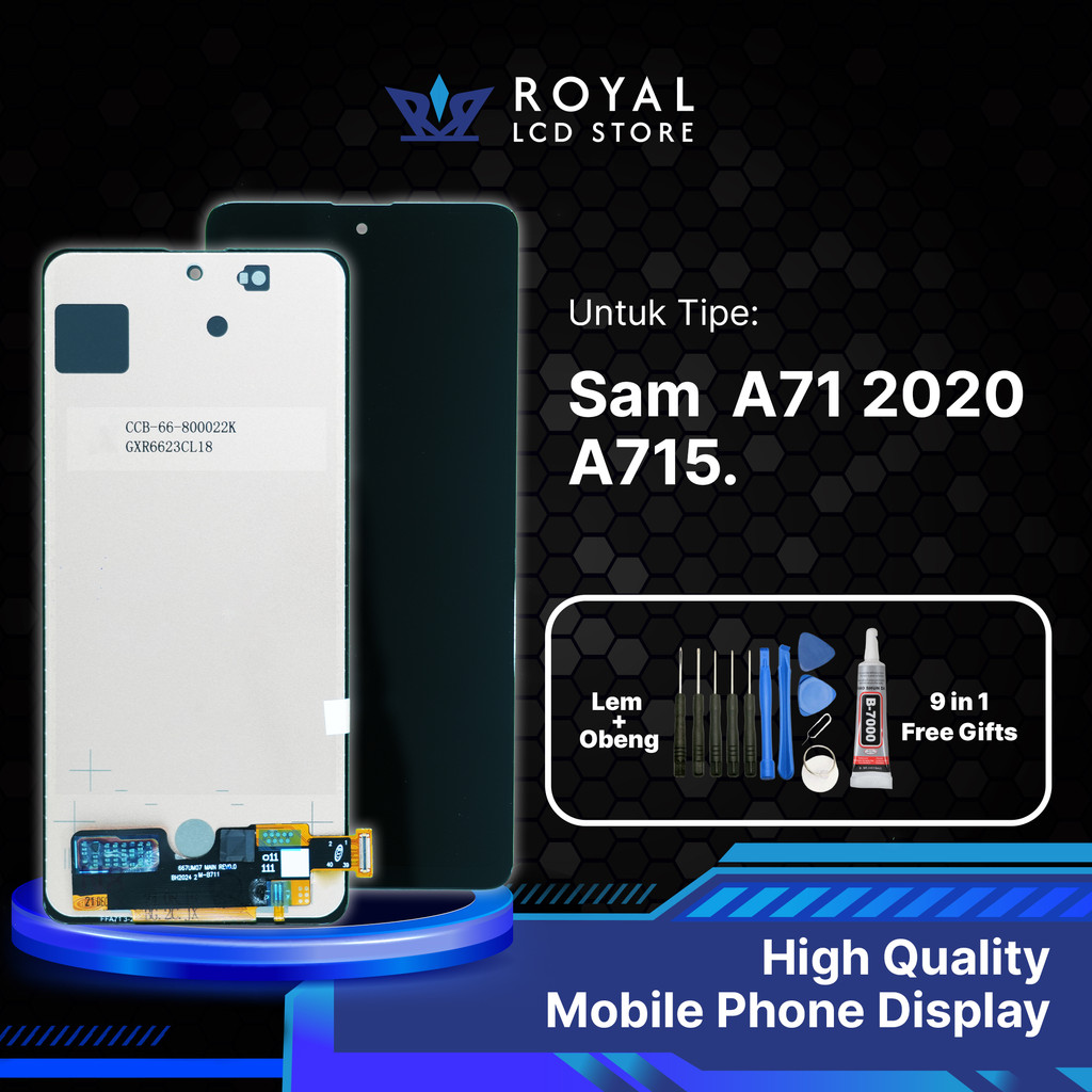 Lcd Samsung A71 2020 A715 Full Set Lcd Touchscreen