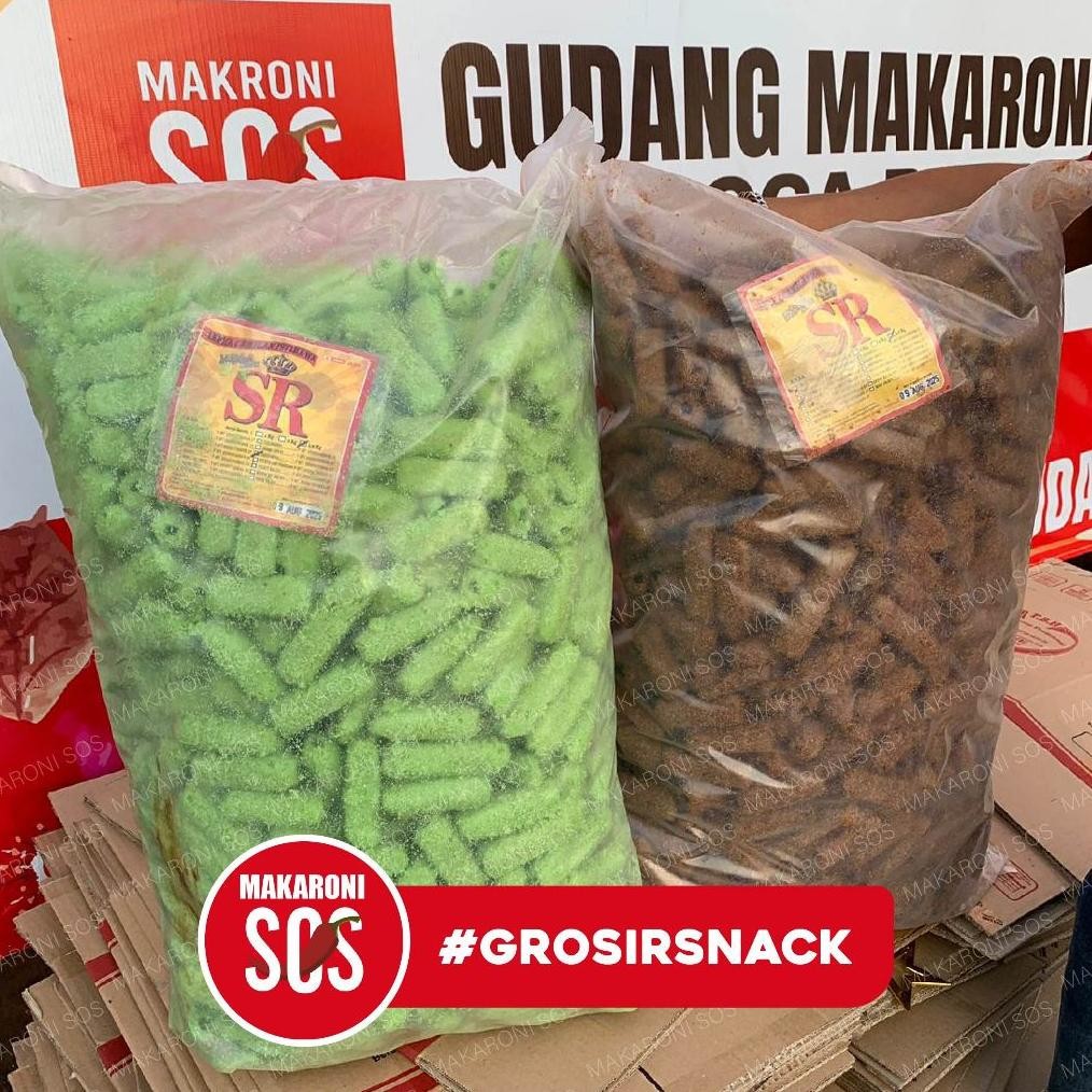 

ORIGINAL Snack Roll Coklat Pandan 1KG Momo Wafer Roll -79
