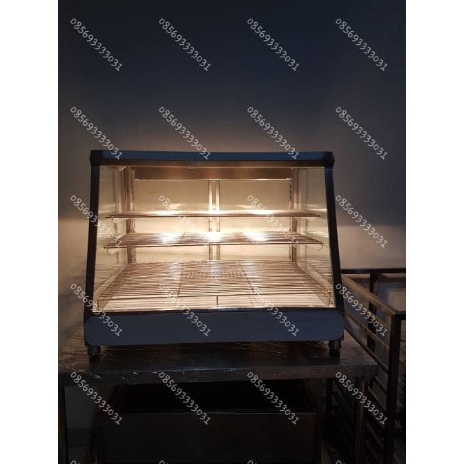 HOT SNACK DISPLAY AYAM DISPLAY PEMANAS DISPLAY DONAT PASTEL ETALASE