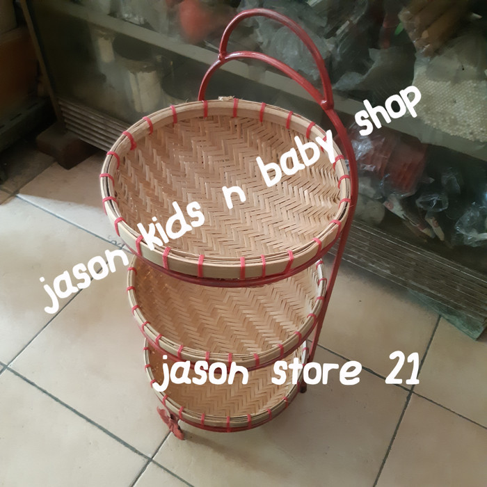 RAK BUMBU ROTAN SUSUN 3/TEMPAT BUMBU ROTAN SUSUN 3/RAK BUMBU SUSUN 3