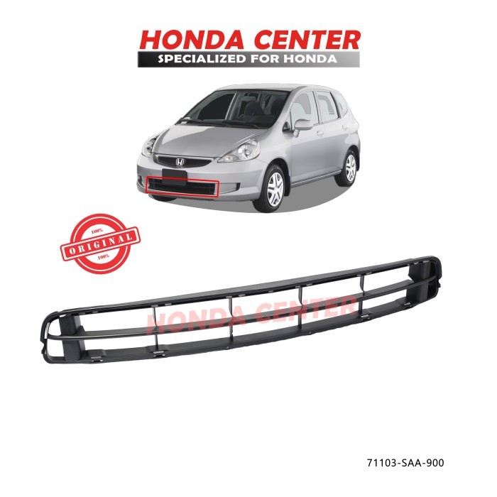 Gril grille kisi kisi bumper depan bawah jazz gd3 2006 2007 2008 IDSI